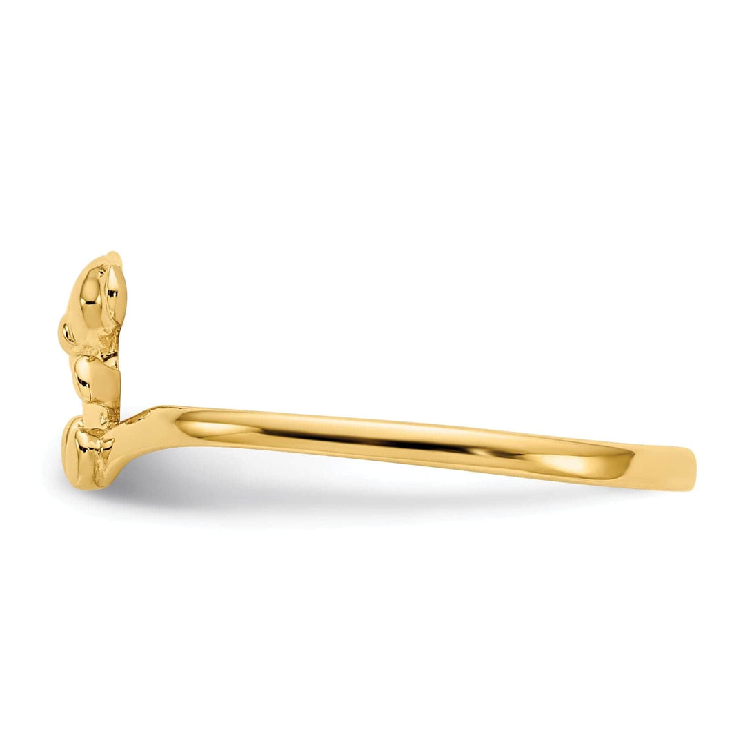 Lovely Rita's Ring 14k Yellow Gold Teddy Bear Children's Ring