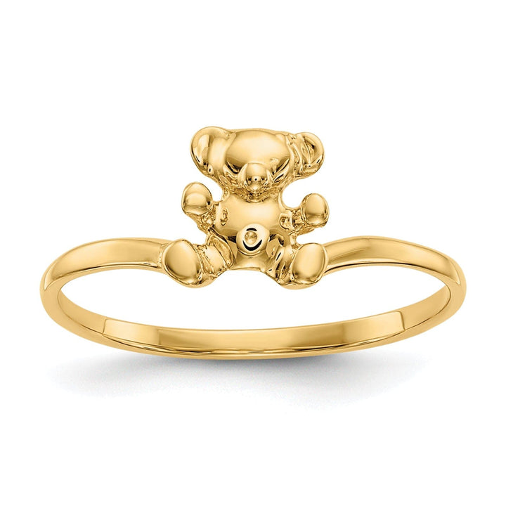 Lovely Rita's Ring 14k Yellow Gold Teddy Bear Children's Ring