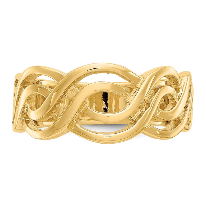 Lovely Rita's Ring 14k Yellow Gold Timeless Creations Infinity Ring