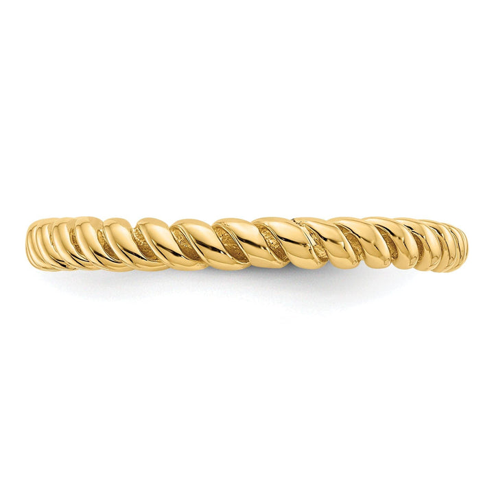 Lovely Rita's Ring 14k Yellow Gold Timeless Creations Twisted Band