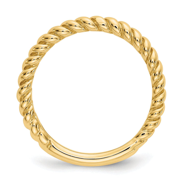 Lovely Rita's Ring 14k Yellow Gold Timeless Creations Twisted Band