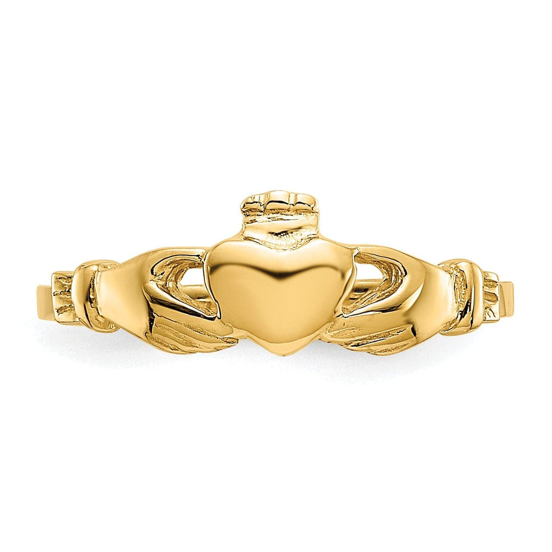 Lovely Rita's Ring 14kt baby yellow gold claddagh ring