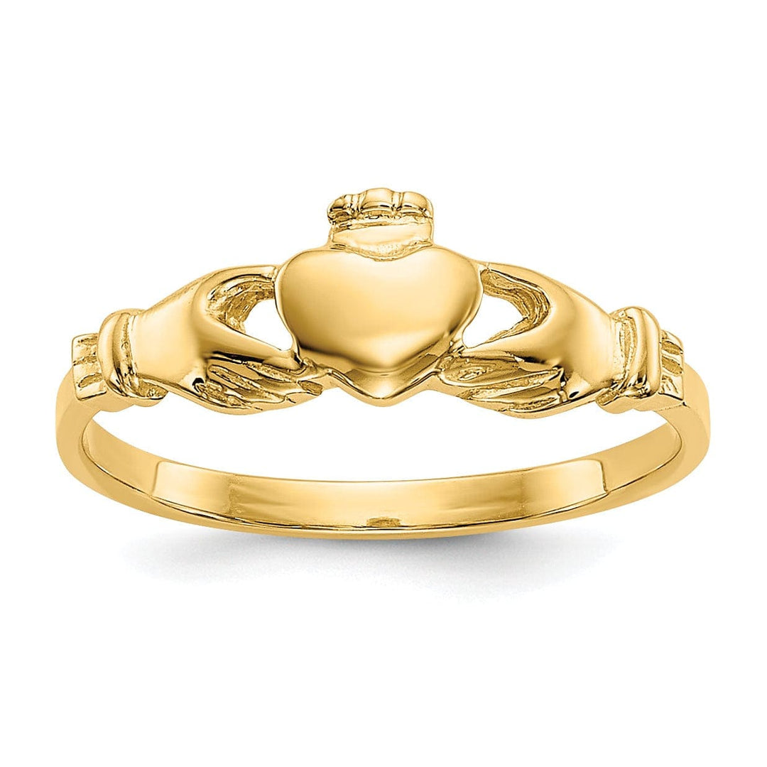 Lovely Rita's Ring 14kt baby yellow gold claddagh ring