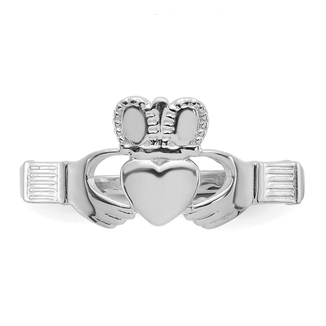 Lovely Rita's Ring 14kt ladies white gold claddagh ring