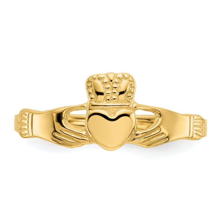Lovely Rita's Ring 14kt ladies yellow gold claddagh ring