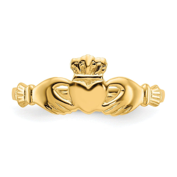 Lovely Rita's Ring 14kt ladies yellow gold claddagh ring