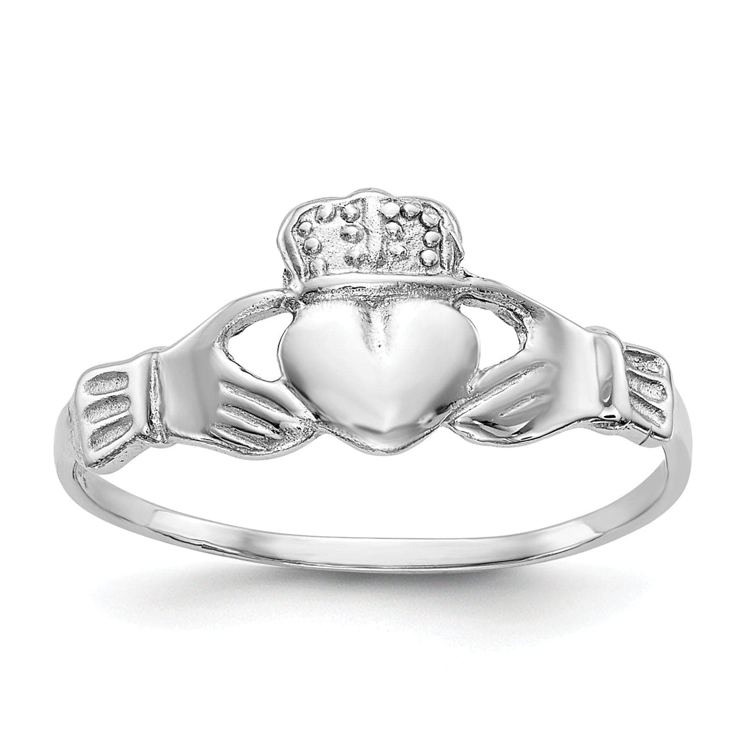 Lovely Rita's Ring 14kt White Gold Claddagh Ring