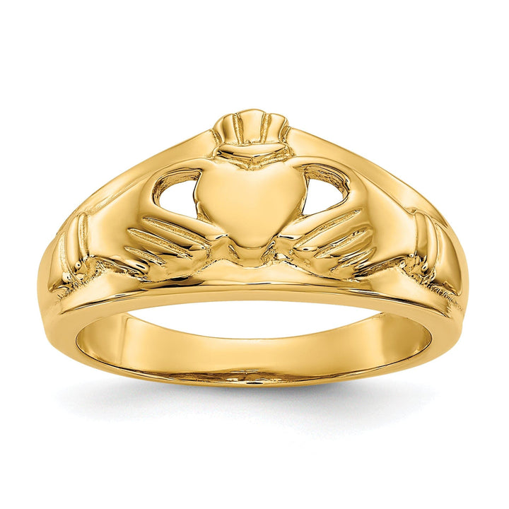 Lovely Rita's Ring 14kt yellow gold claddagh ladies ring