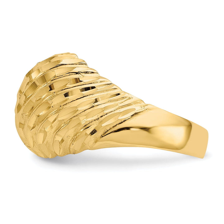 Lovely Rita's Ring 14kt Yellow Gold D.C Polished Domed Ring