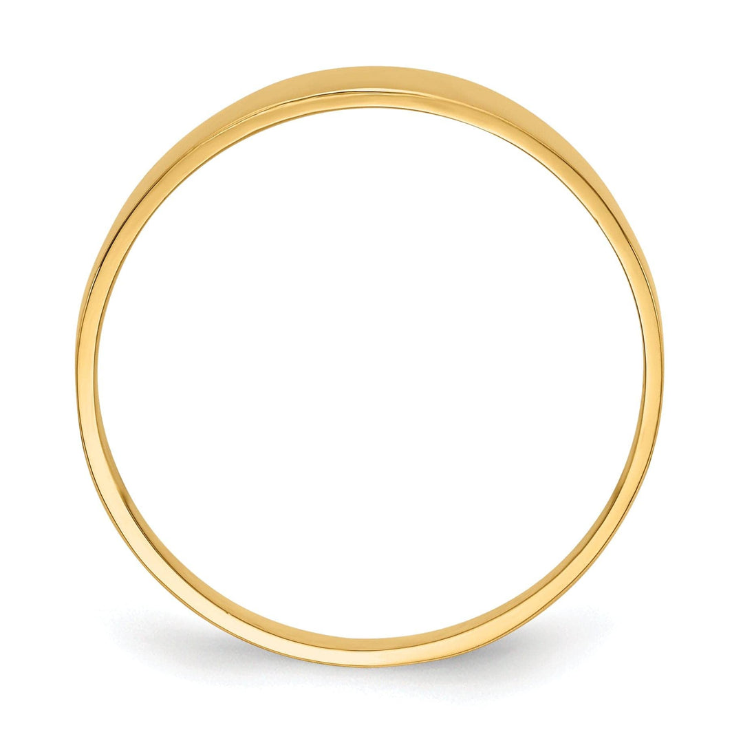 Lovely Rita's Ring 14kt yellow gold ladies cigar band ring