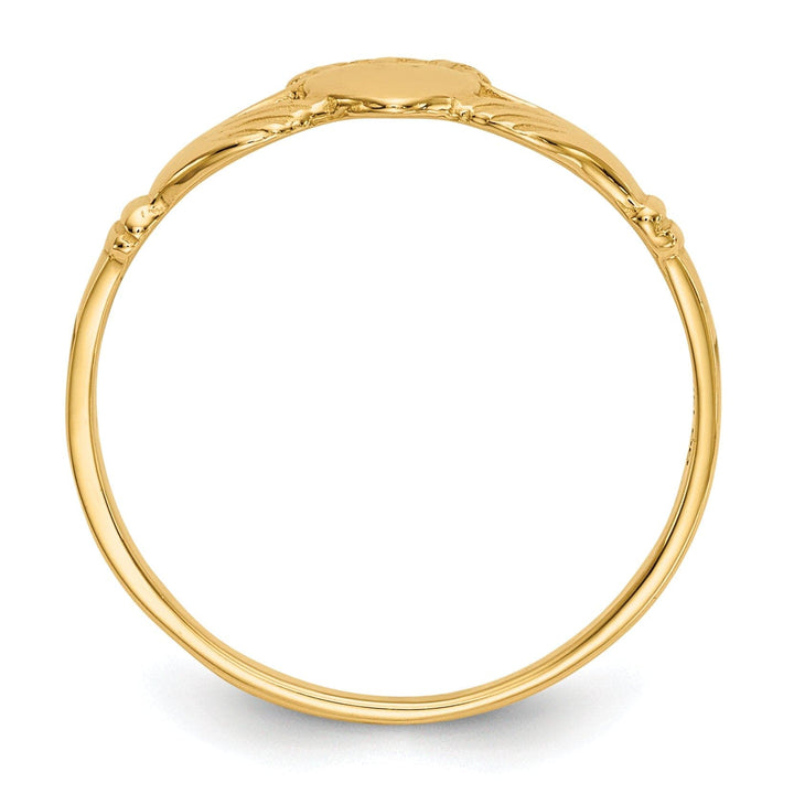 Lovely Rita's Ring 14kt yellow gold ladies claddagh ring