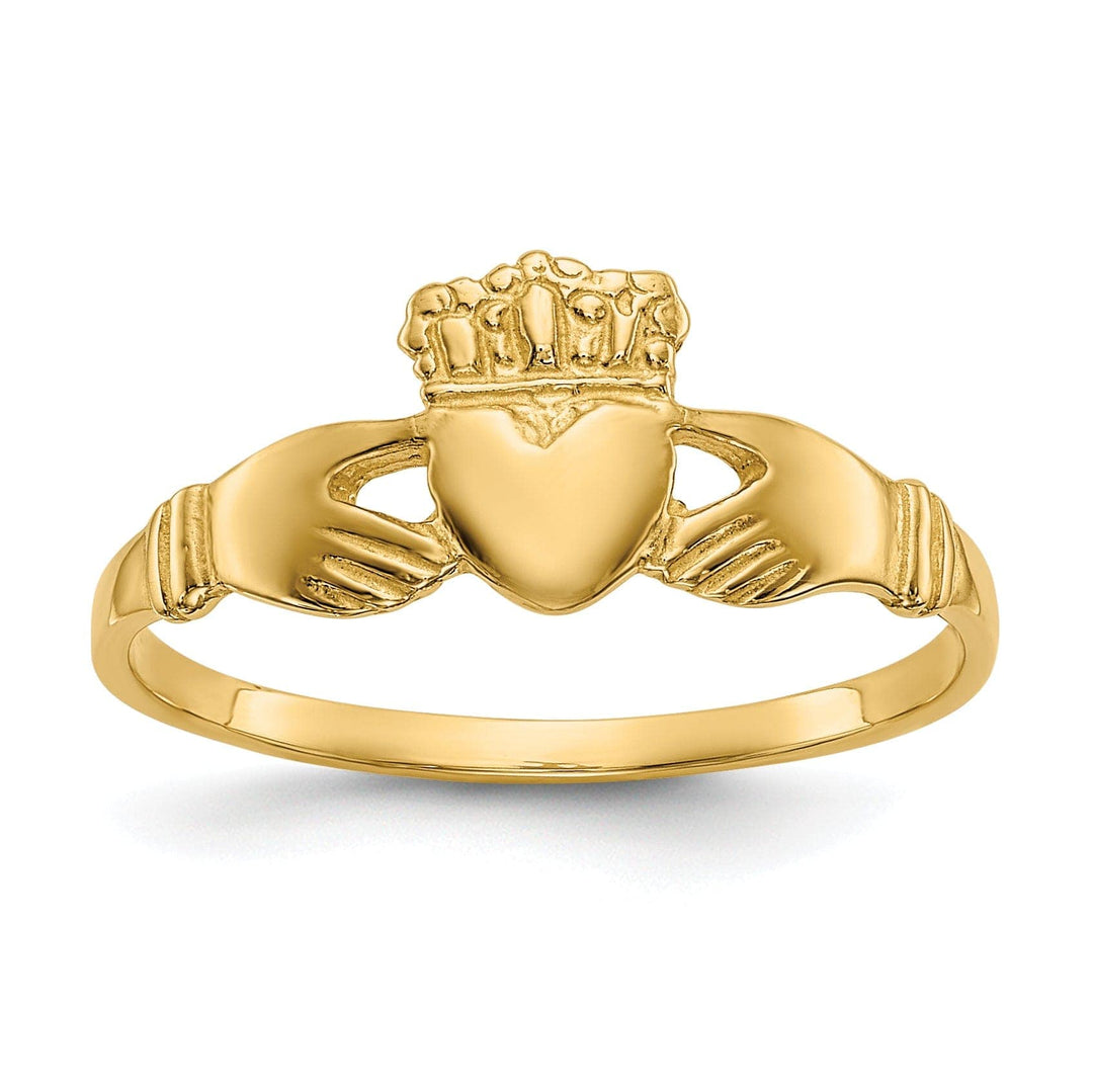 Lovely Rita's Ring 14kt yellow gold ladies claddagh ring