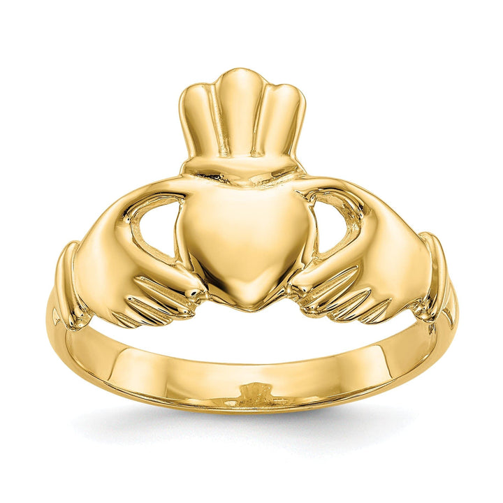 Lovely Rita's Ring 14kt yellow gold ladies claddagh ring
