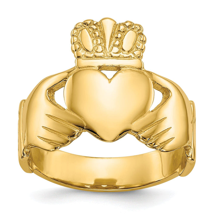 Lovely Rita's Ring 14kt yellow gold ladies claddagh ring