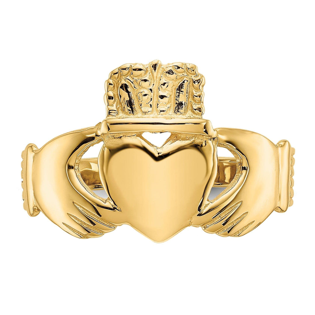 Lovely Rita's Ring 14kt yellow gold ladies claddagh ring