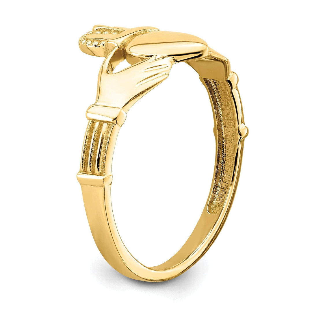 Lovely Rita's Ring 14kt yellow gold ladies claddagh ring