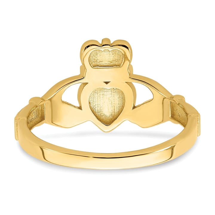 Lovely Rita's Ring 14kt yellow gold ladies claddagh ring