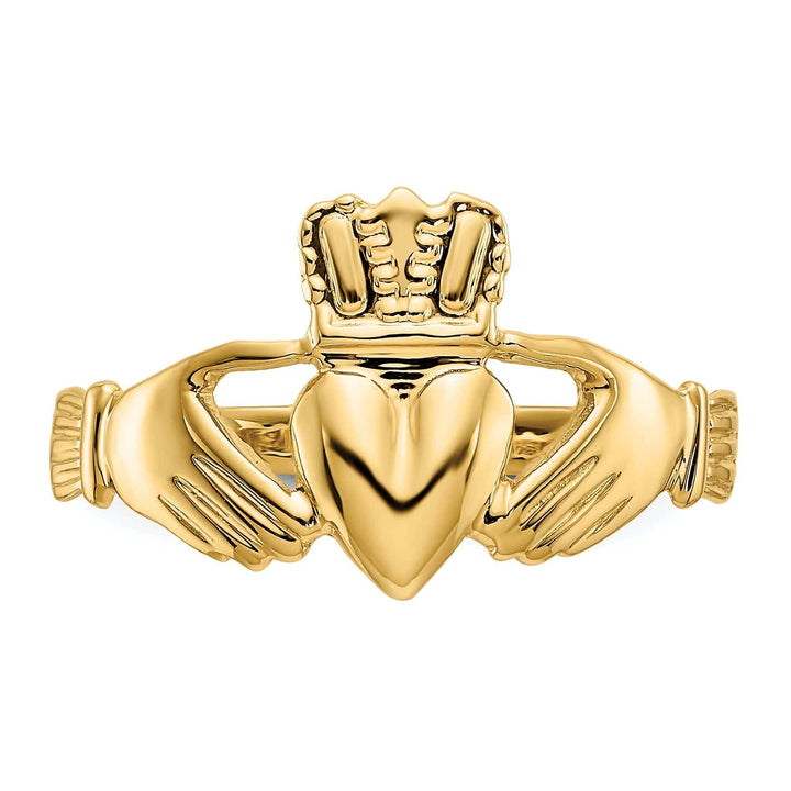 Lovely Rita's Ring 14kt yellow gold ladies claddagh ring