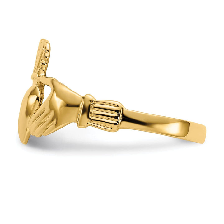 Lovely Rita's Ring 14kt yellow gold ladies claddagh ring