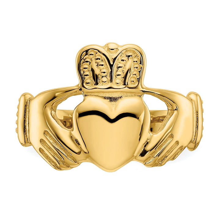Lovely Rita's Ring 14kt yellow gold ladies claddagh ring