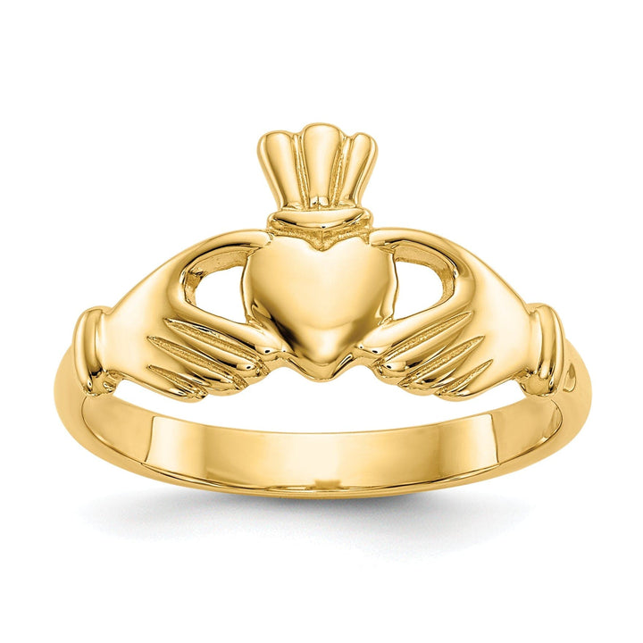 Lovely Rita's Ring 14kt yellow gold polished claddagh ring