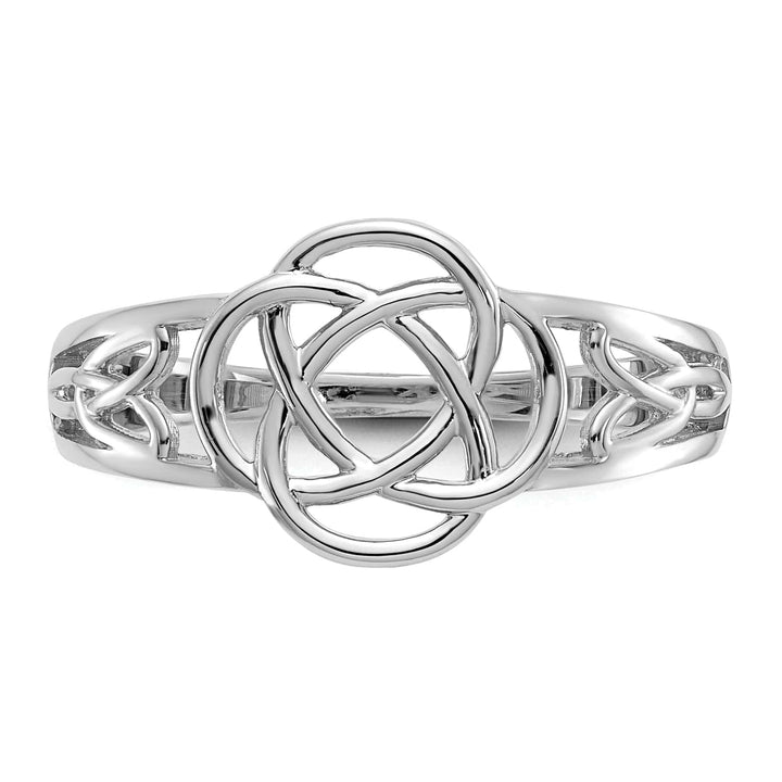 Lovely Rita's Ring Celtic knot ladies 14kt white gold ring