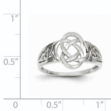 Lovely Rita's Ring Celtic knot ladies 14kt white gold ring