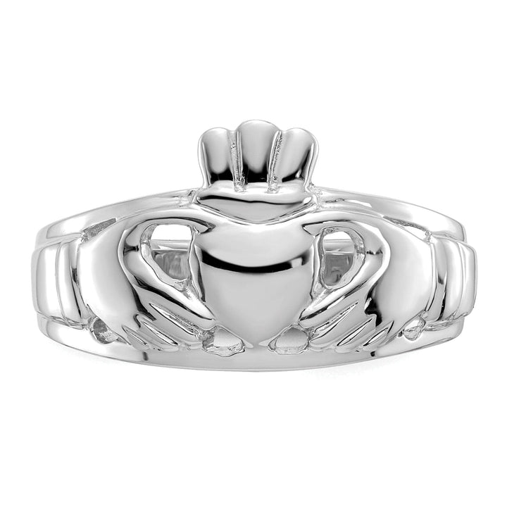 Lovely Rita's Ring Ladies 14kt white gold claddagh ring