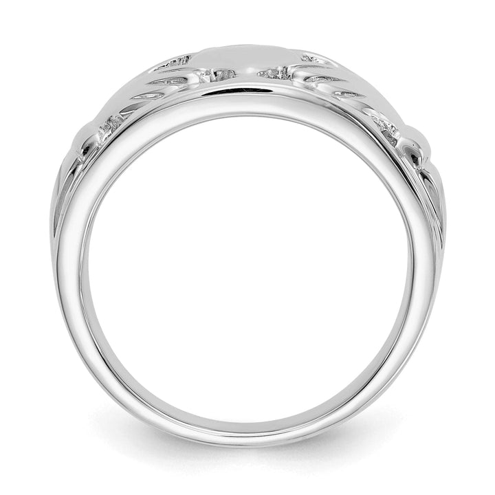 Lovely Rita's Ring Ladies 14kt white gold claddagh ring