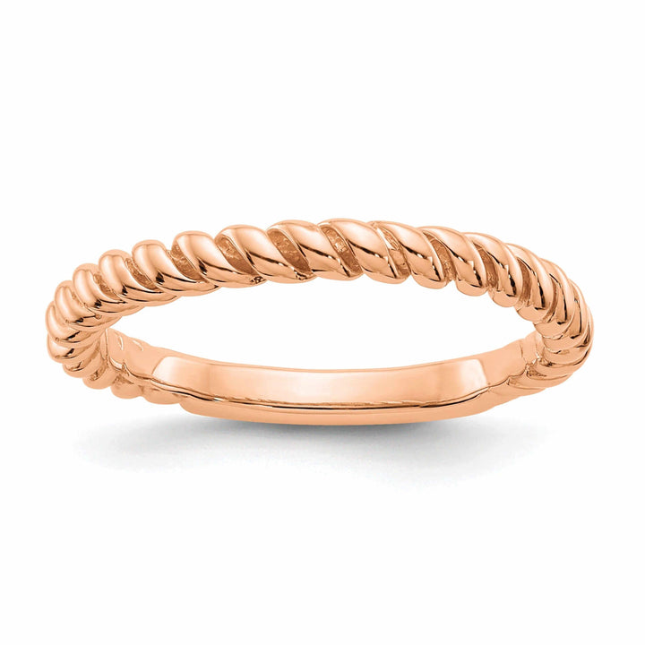 Lovely Rita's Ring Ladies Stock Size 6 Ring Are Refundable 14k Rose Gold Timeless Creations Twisted Band
