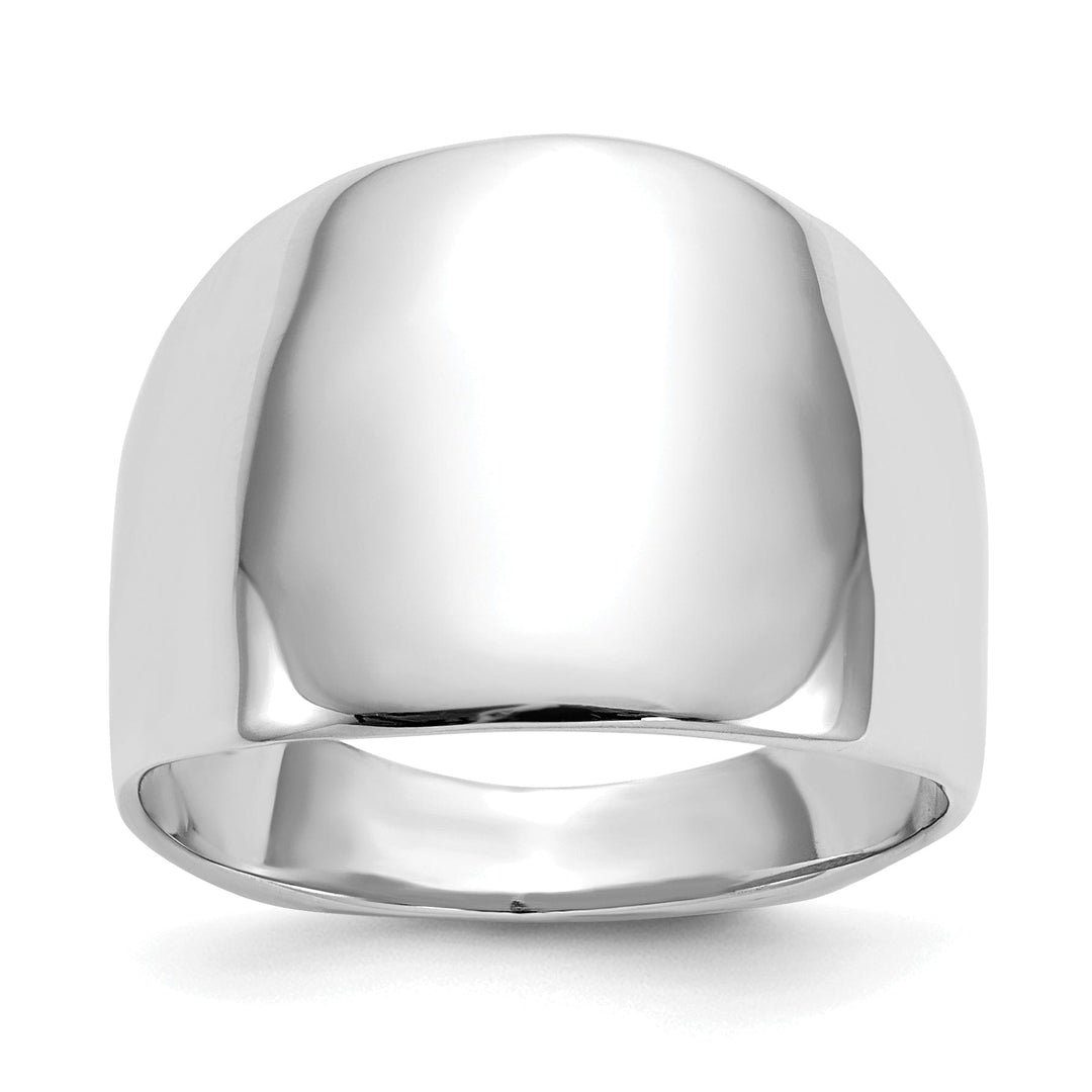Lovely Rita's Ring Ladies Stock Size 6 Ring Are Refundable 14k White Gold Timeless Creations Dome Ring