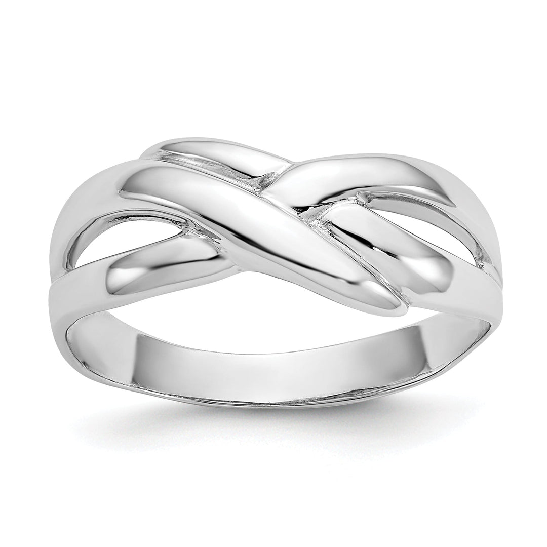 Lovely Rita's Ring Ladies Stock Size 6 Ring Are Refundable 14k White Gold Timeless Creations X Dome Ring