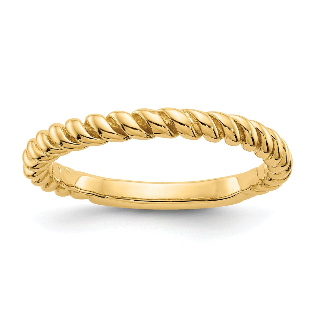Lovely Rita's Ring Ladies Stock Size 6 Ring Are Refundable 14k Yellow Gold Timeless Creations Twisted Band