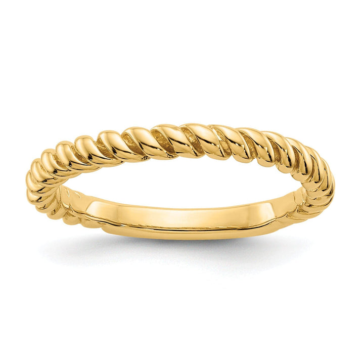 Lovely Rita's Ring Ladies Stock Size 6 Ring Are Refundable 14k Yellow Gold Timeless Creations Twisted Band