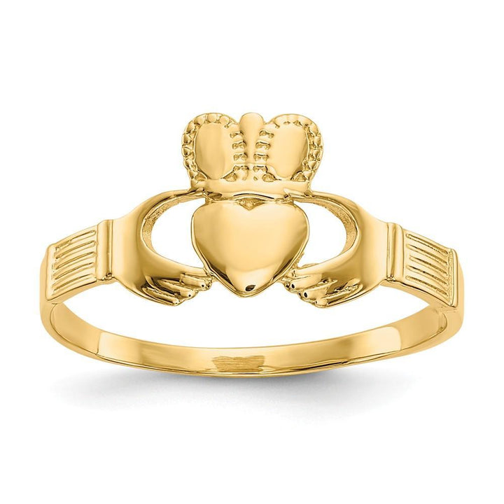 Lovely Rita's Ring Ladies Stock Size 6 Ring Are Refundable ladies 14kt yellow gold claddagh ring