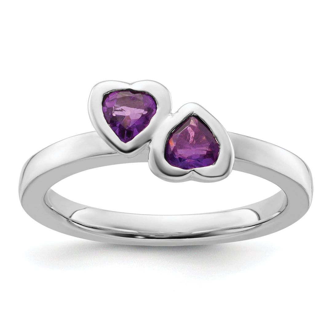 Stackable Expressions Ring Size 5 Sterling Silver Stackable Expressions Heart Ring