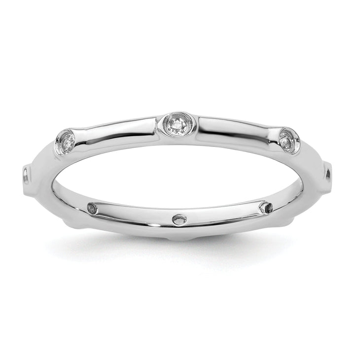 Stackable Expressions Ring Size 5 Sterling Silver Stackable Expressions Ring