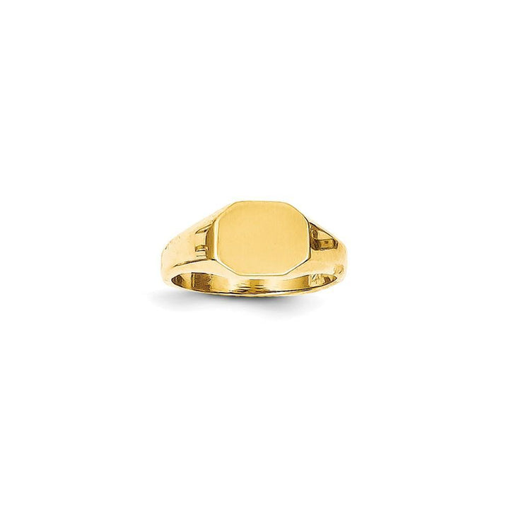 Lovely Rita's Ring Size .50 Custom Sizing Final Sale / No Engraving Needed 14k Yellow Gold Signet Children's Ring