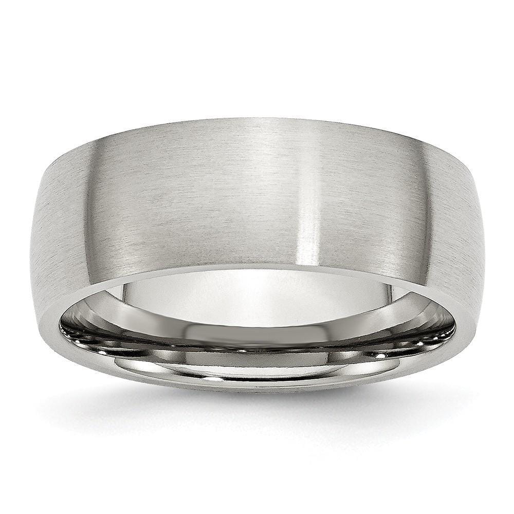 Bridal Ring Size 6 Stainless Steel Brushed Band