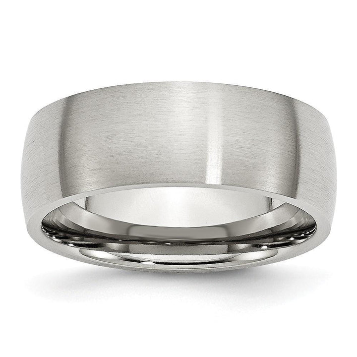 Bridal Ring Size 6 Stainless Steel Brushed Band