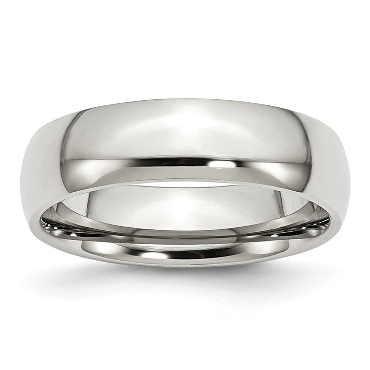 Bridal Ring Size 6 Stainless Steel Polished 6MM Band Ring