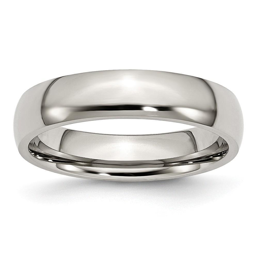 Bridal Ring Size 6 Stainless Steel Polished Band