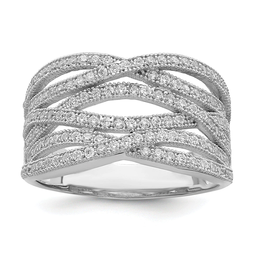 Lovely Rita's Ring Size 6 Sterling Silver Cubic Zirconia Ring
