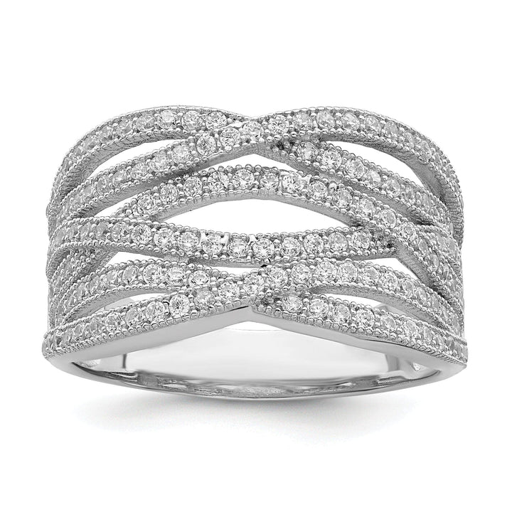 Lovely Rita's Ring Size 6 Sterling Silver Cubic Zirconia Ring