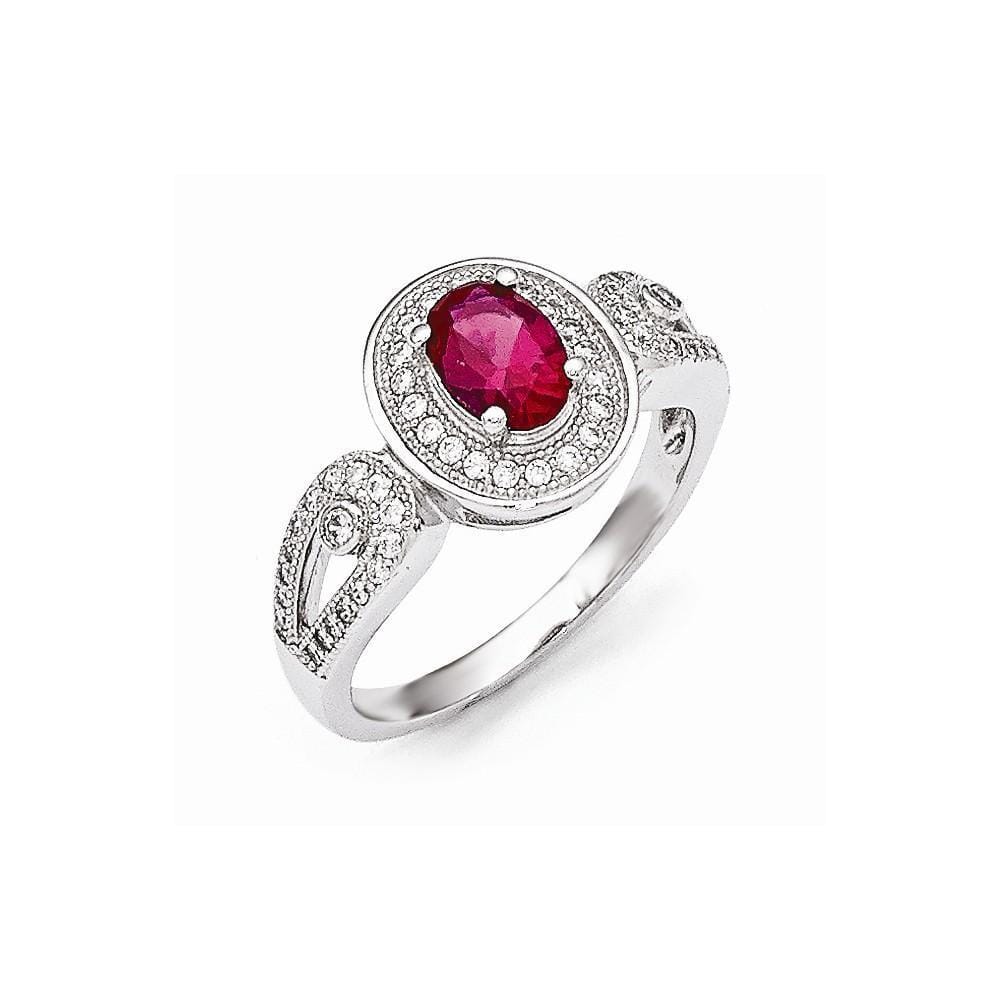 Lovely Rita's Ring Size 6 Sterling Silver Cubic Zirconia Ring