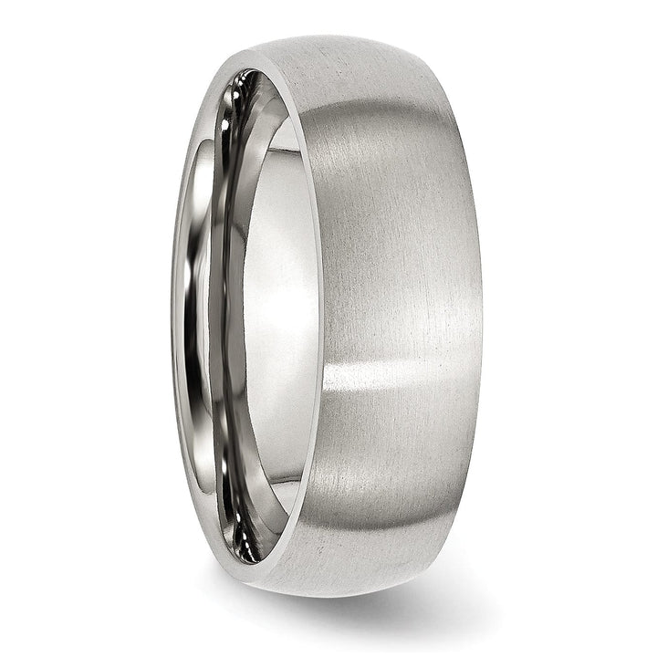 Bridal Ring Stainless Steel Brushed Band
