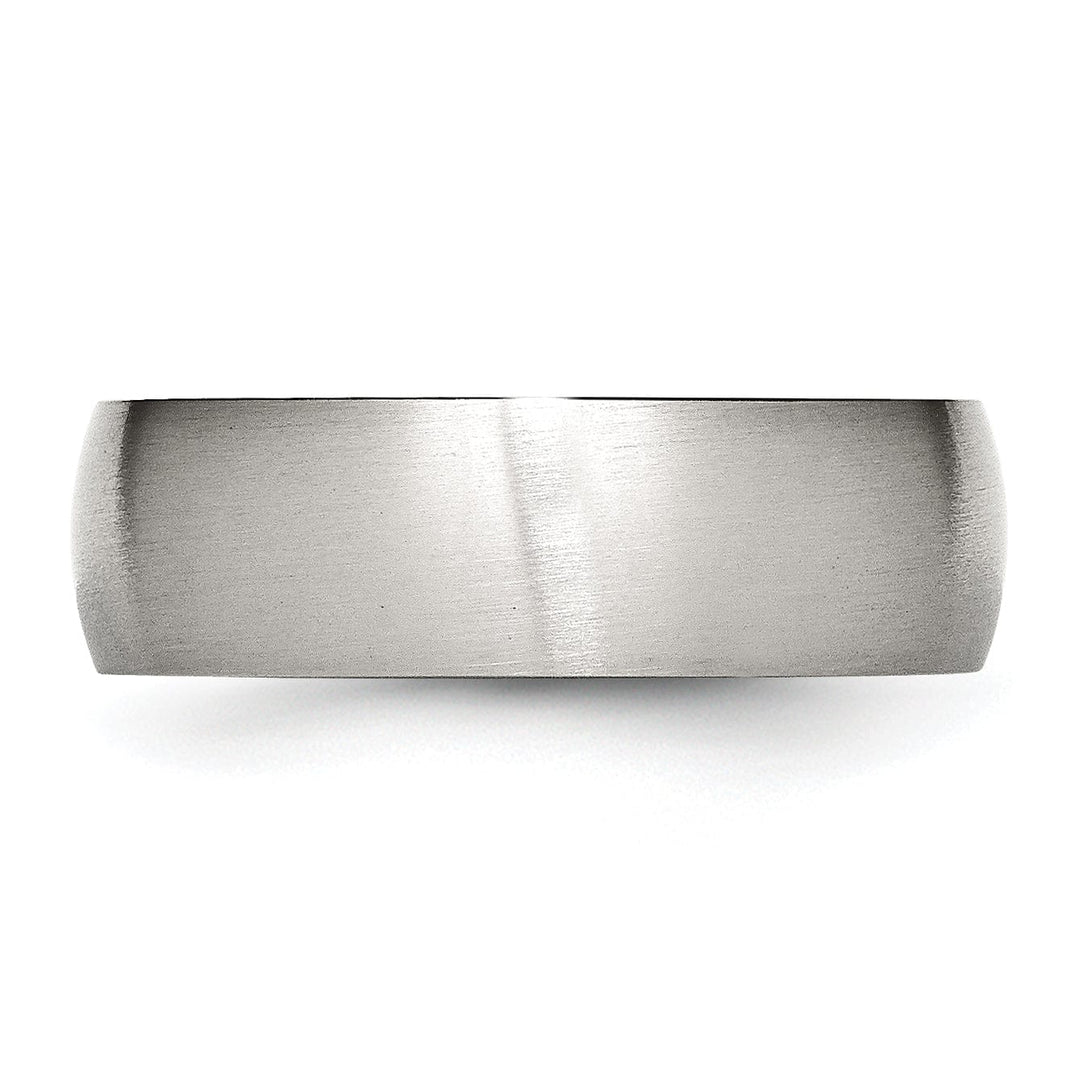 Bridal Ring Stainless Steel Brushed Band