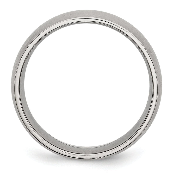 Bridal Ring Stainless Steel Brushed Band
