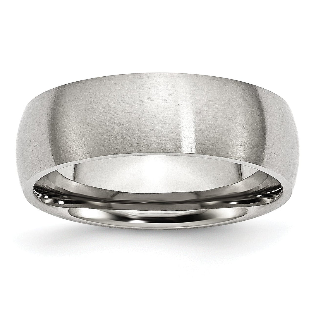 Bridal Ring Stainless Steel Brushed Band