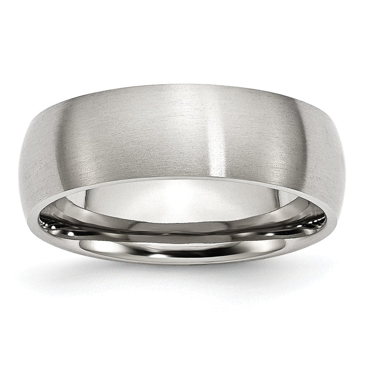 Bridal Ring Stainless Steel Brushed Band